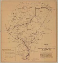 MAPA DA REGIO LIMTROFE DOS ESTADOS..